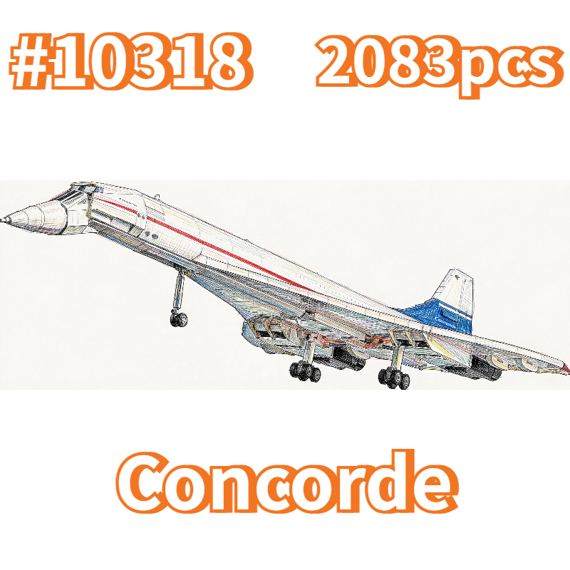 Model Kit Store - 2026 New Airbus Concorde Aircraft Construction