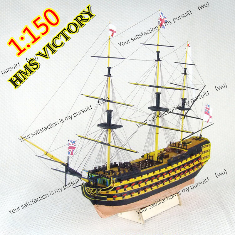 Model Kit Hms Victory - 1Set 1:150 Sailing Boat Model Kit