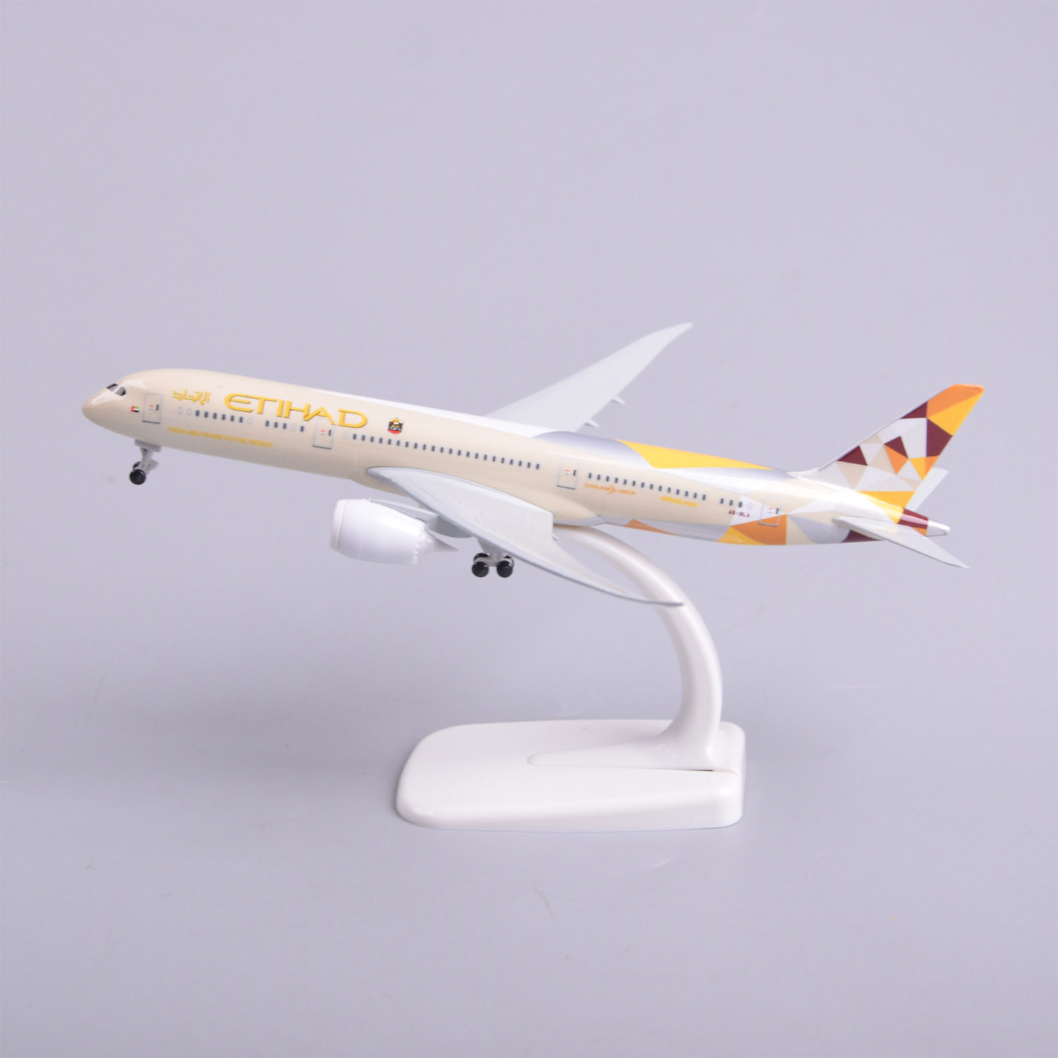 Model Kit Store - 1/300 Scale 20cm Etihad B787 Diecast