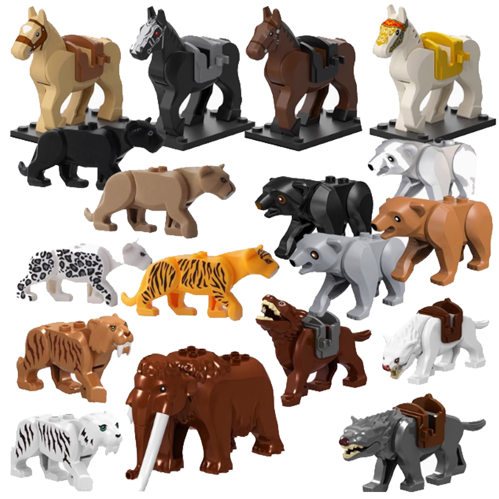 Model Kit Lizard - MOC City Animal Building Blocks Goat