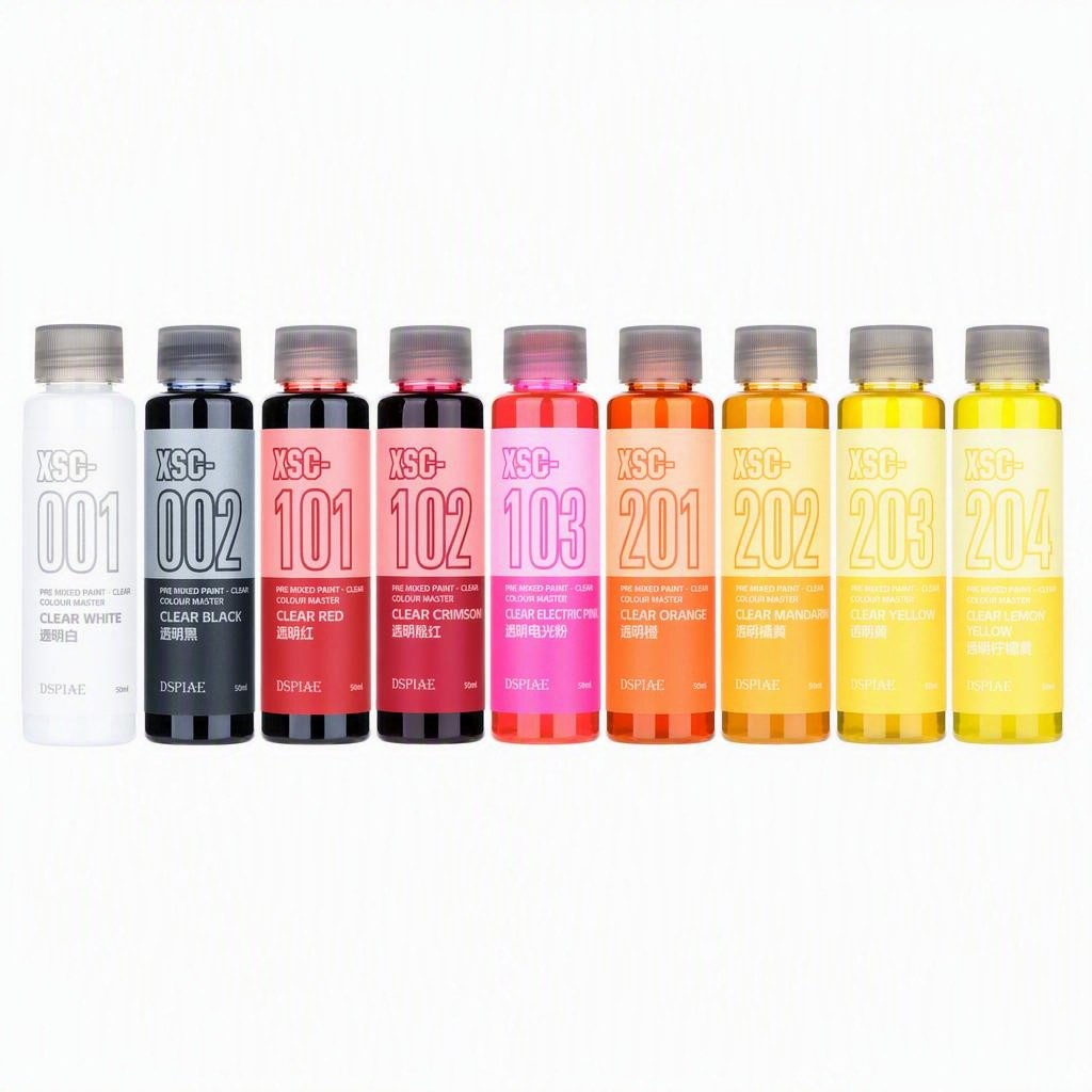 Model Kit Paint Set - New DSPIAE XSC Series 50ML Pre