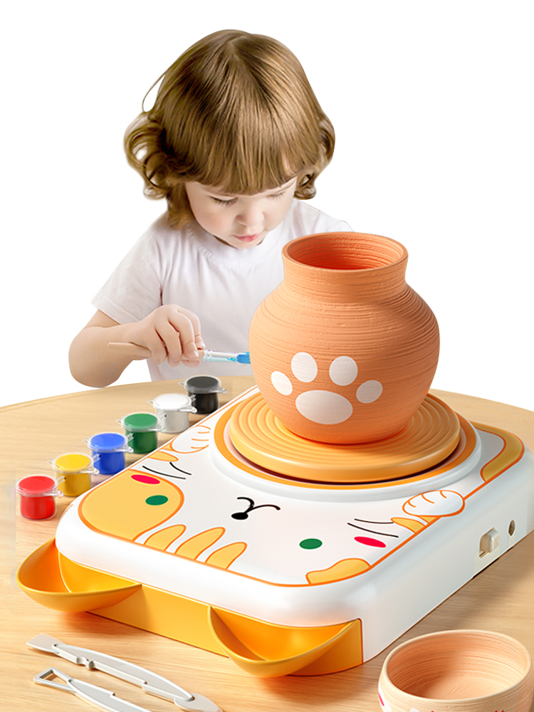Model Kit Paint Set - Kids Air Dry Clay DIY Set