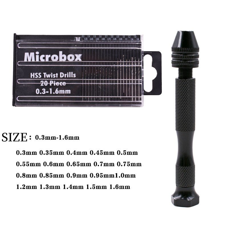 Micro Mini Pin Vise Hand Drill - đánh giá và giá Pin Vice Micro