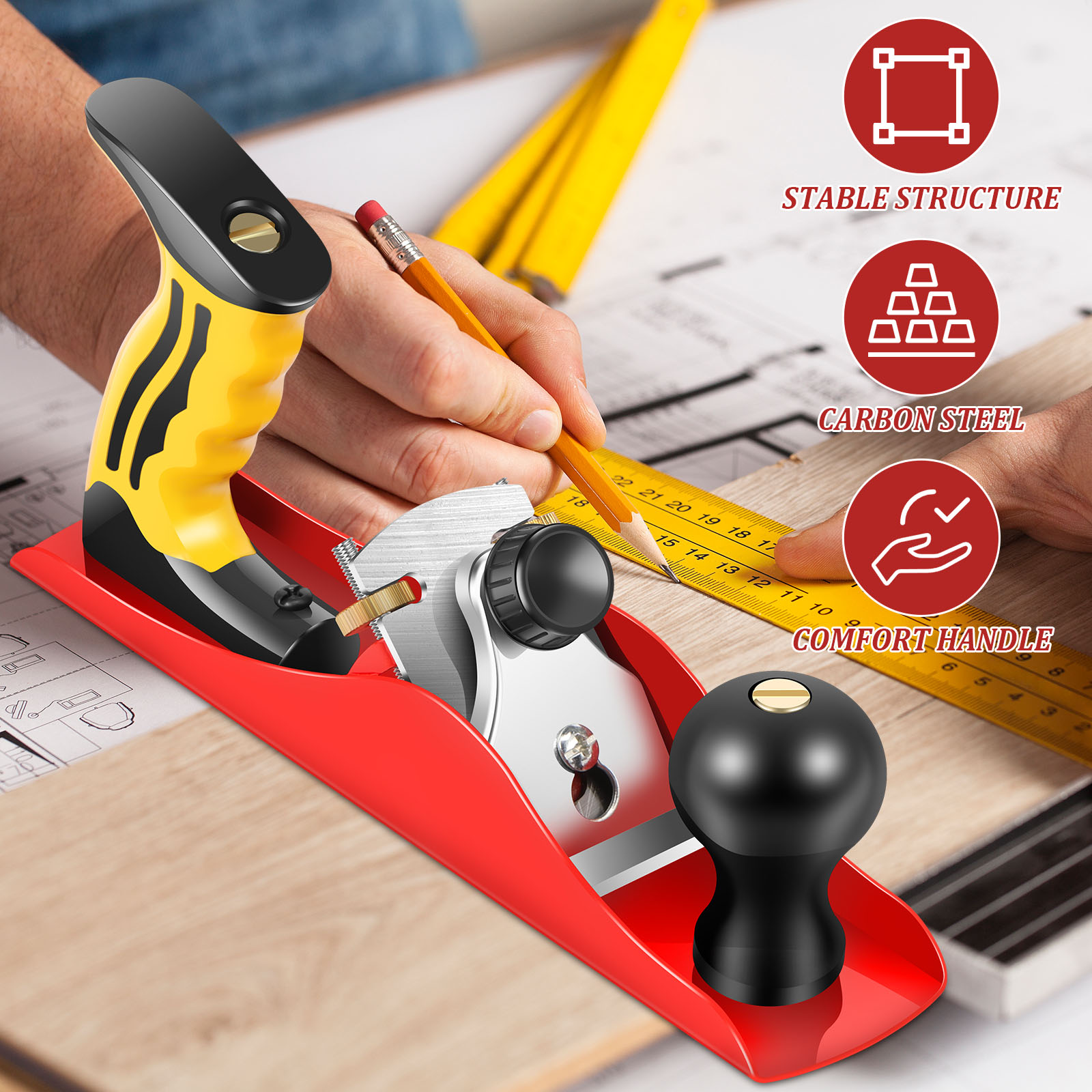 Wood Hand Planer Set Hand Tool - đánh giá và giá Model Kit Cutter