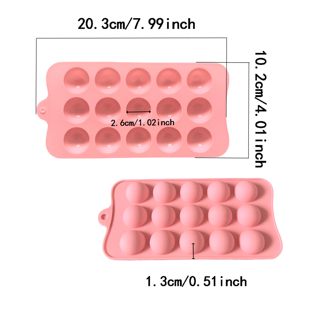 15 cavity semi-circular chocol - đánh giá và giá Model Kitchen Set