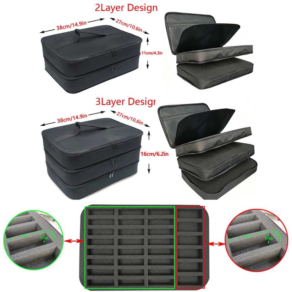 Miniature Figure Storage Box C - đánh giá và giá Model Kit Display Case
