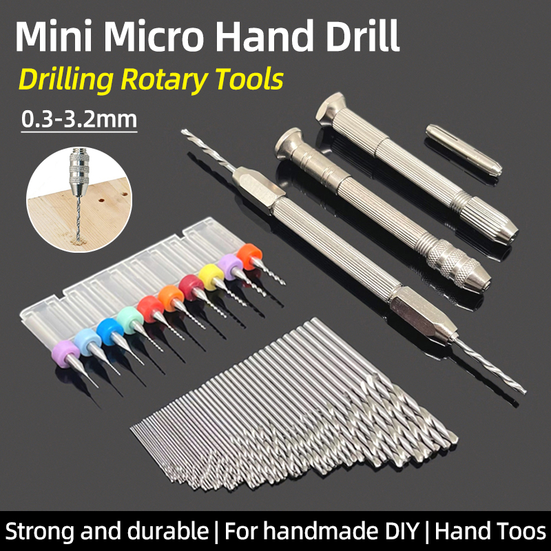 Mini Micro 0.3-3.2mm Double Ha - đánh giá và giá Pin Vice Micro