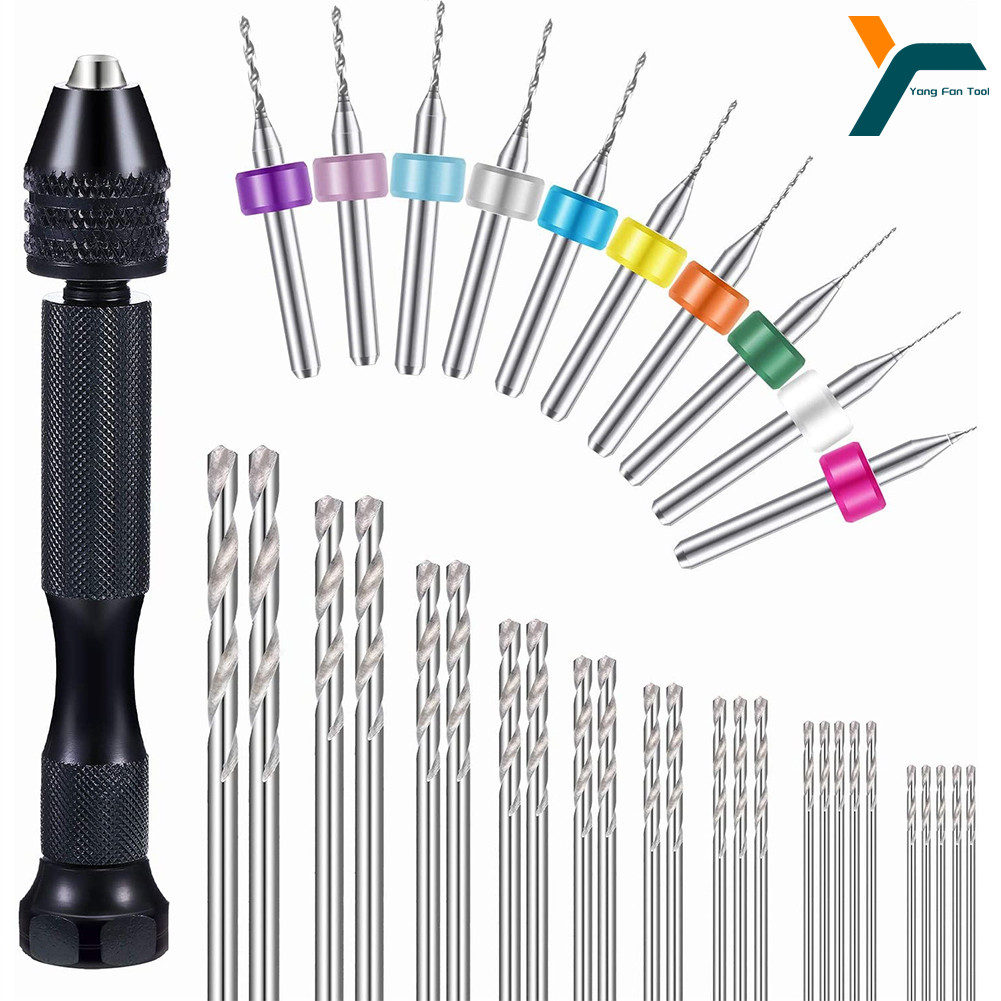 36Pcs Micro Hand Drill Bits Se - đánh giá và giá Pin Vice Micro