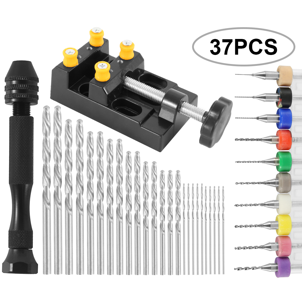 37Pcs Portable Hand  Twist Dri - đánh giá và giá Pin Vice Micro