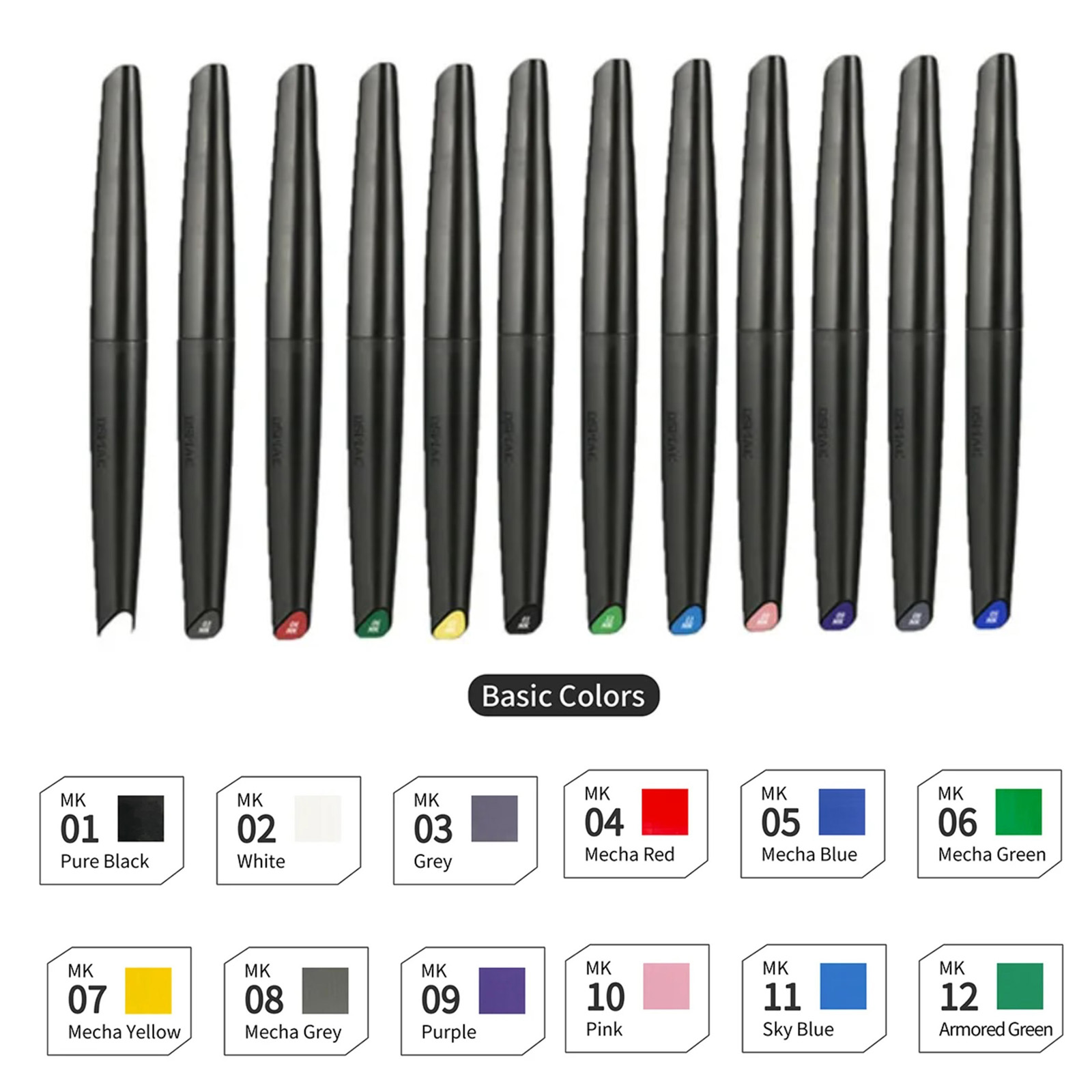 DSPIAE Soft Tip Water-based Ma - đánh giá và giá Model Kit Paint Set