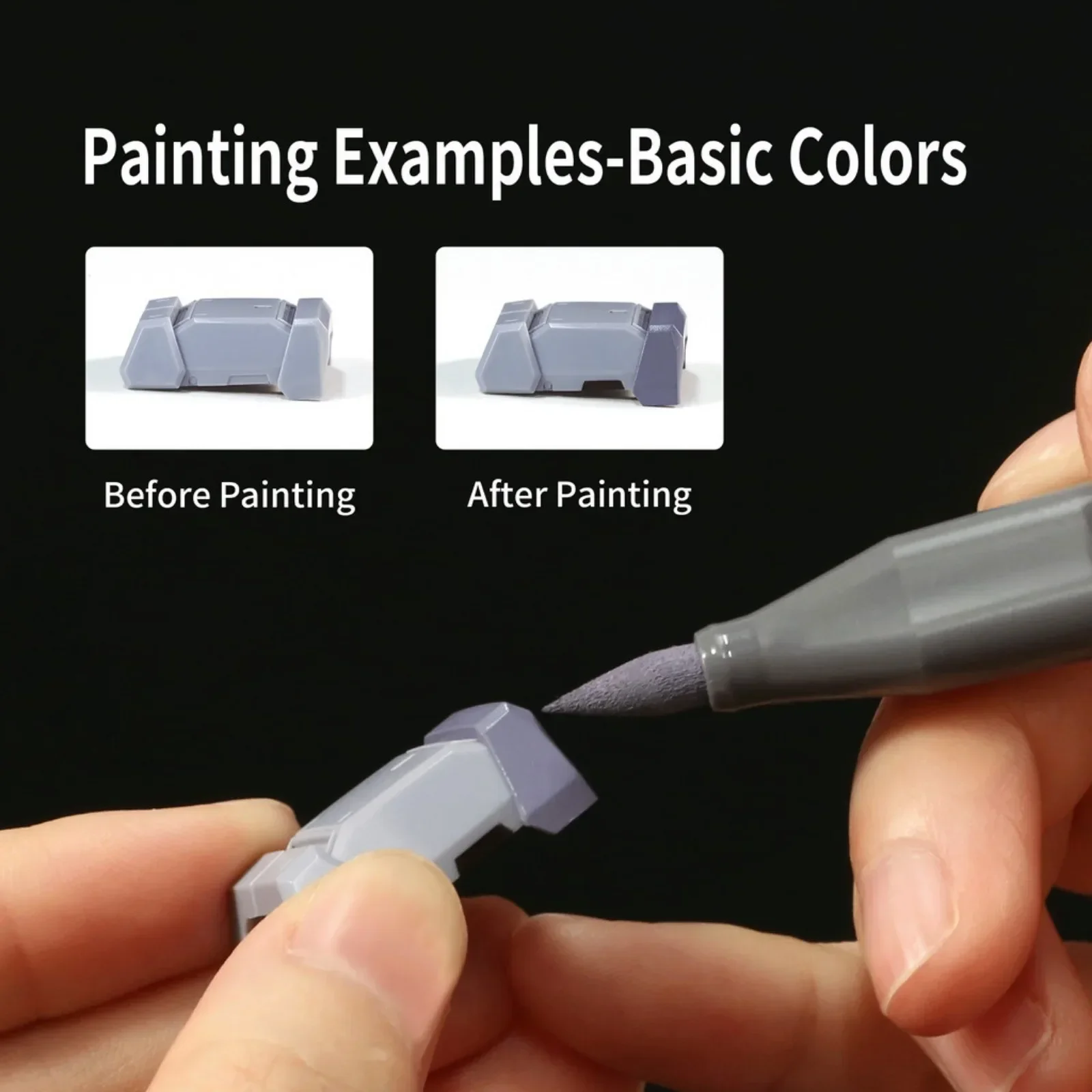 DSPIAE Soft Tip Water-based Ma - đánh giá và giá Model Kit Paint Set