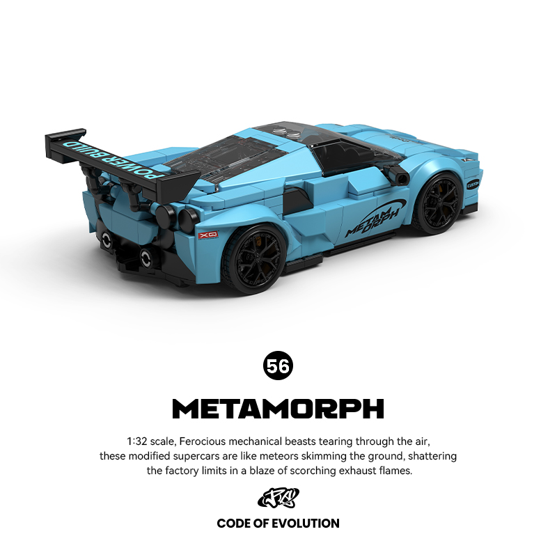 Blue Supercar Building Kit wit - đánh giá và giá Model Kit Display Case