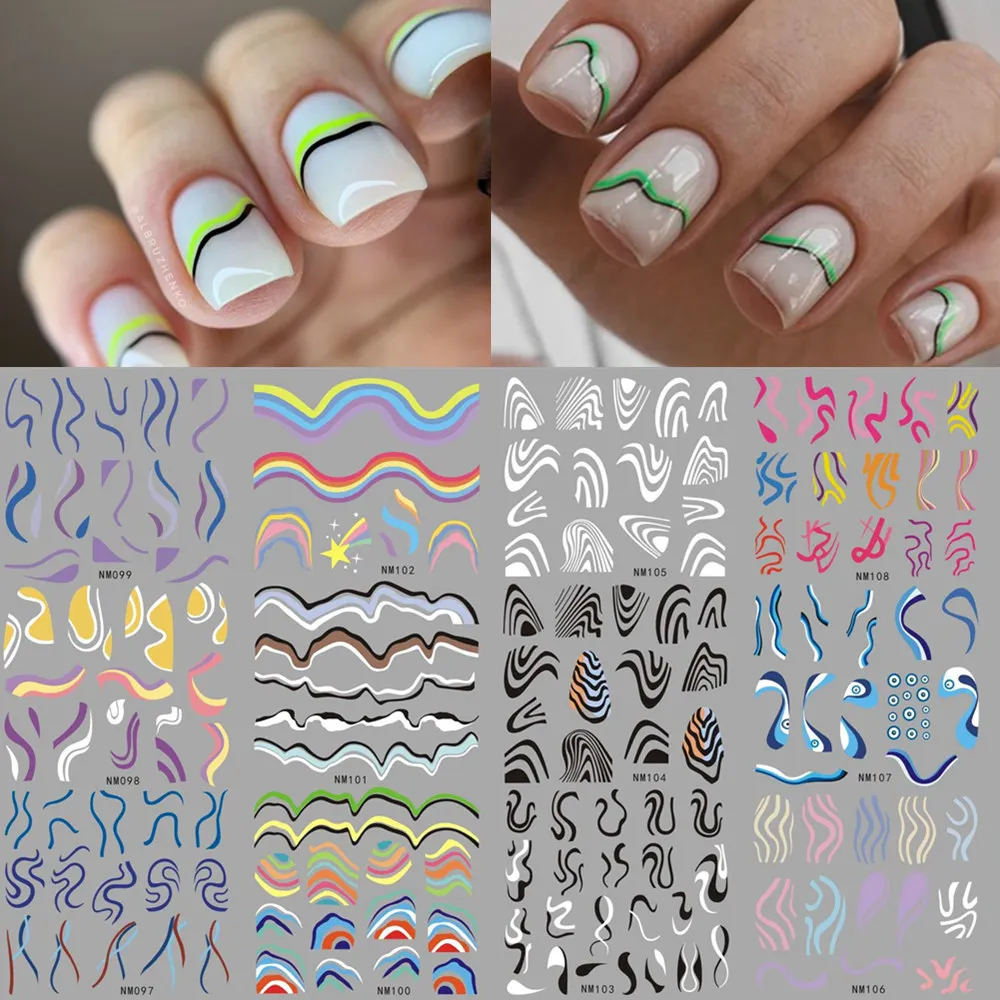French Tips Nail Slider Sticke - đánh giá và giá Waterslide Decal Paper