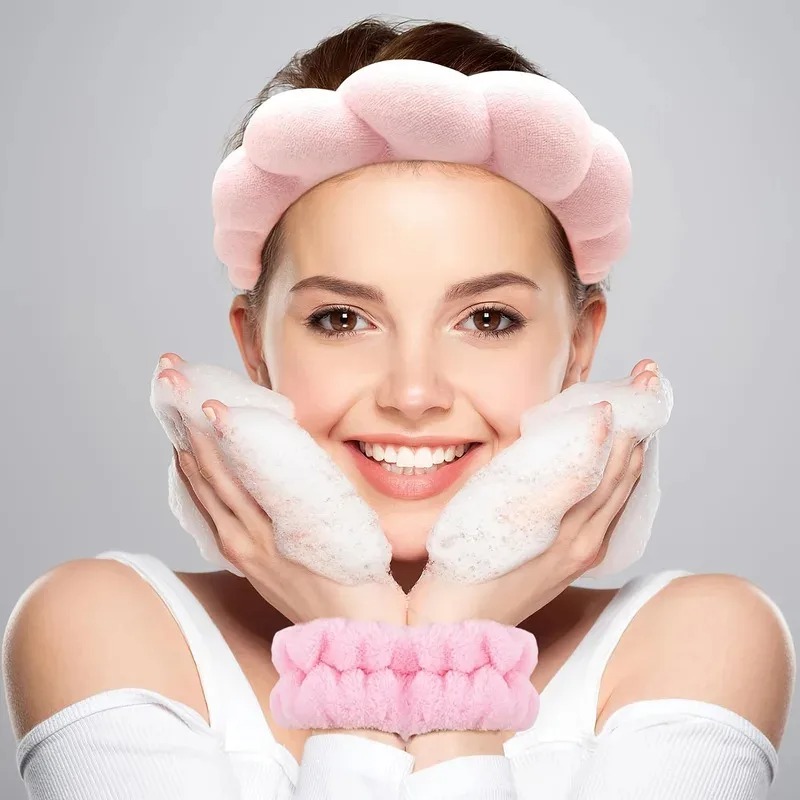 3PCS Twisted Foam Hair Band Se - đánh giá và giá Wash Effect Set