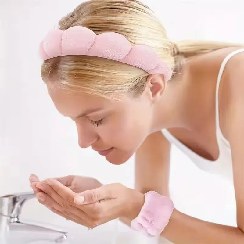 3PCS Twisted Foam Hair Band Se - đánh giá và giá Wash Effect Set