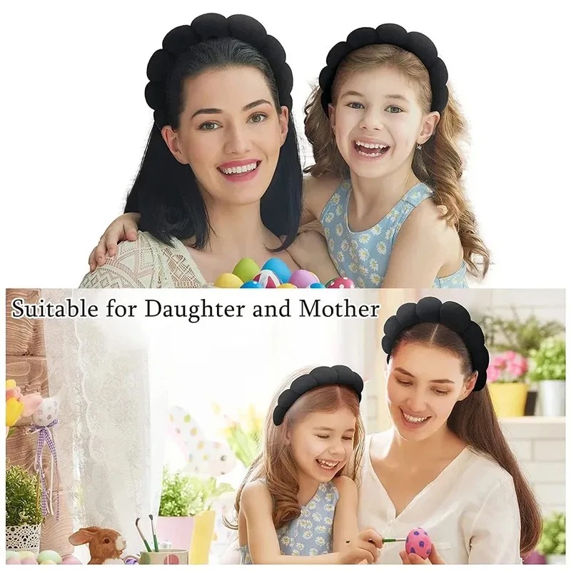3PCS Twisted Foam Hair Band Se - đánh giá và giá Wash Effect Set