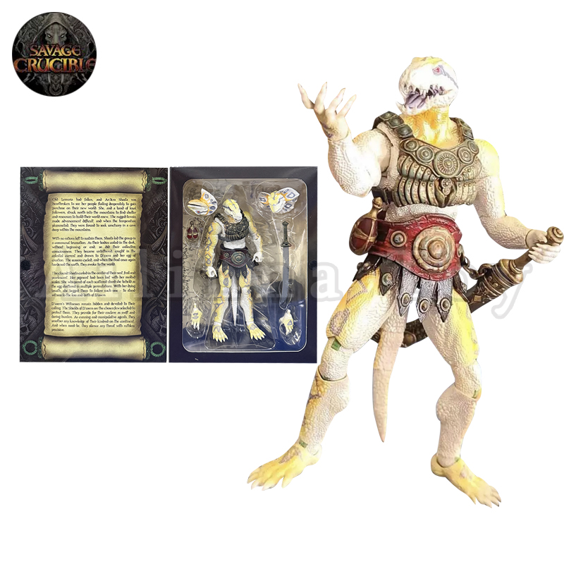 Harbinger Studios 1/12 7inch A - đánh giá và giá Model Kit Lizard