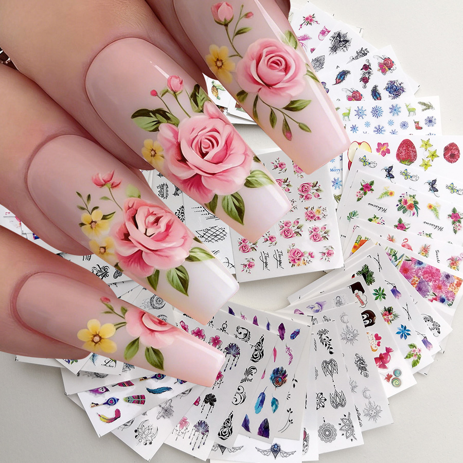 48 Pieces of Nail Art Stickers - đánh giá và giá Waterslide Decal Paper