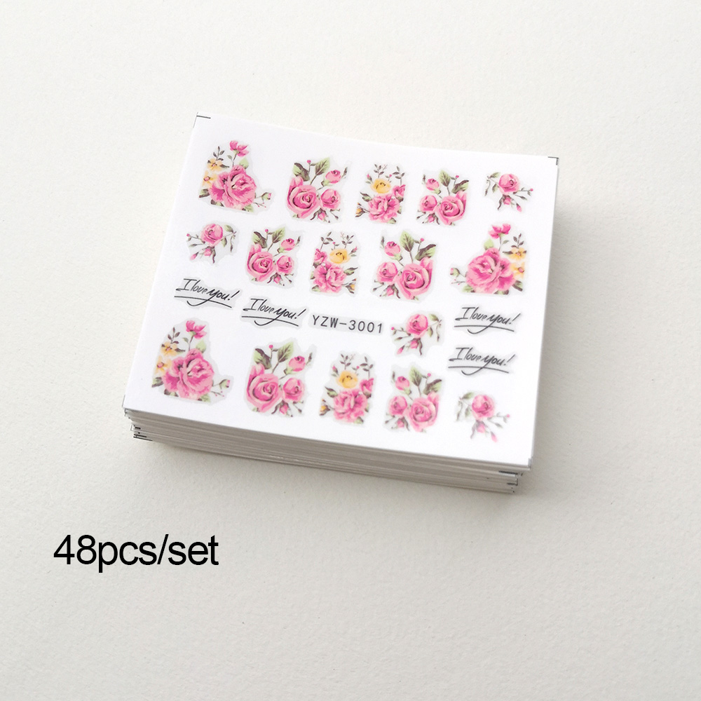 48 Pieces of Nail Art Stickers - đánh giá và giá Waterslide Decal Paper