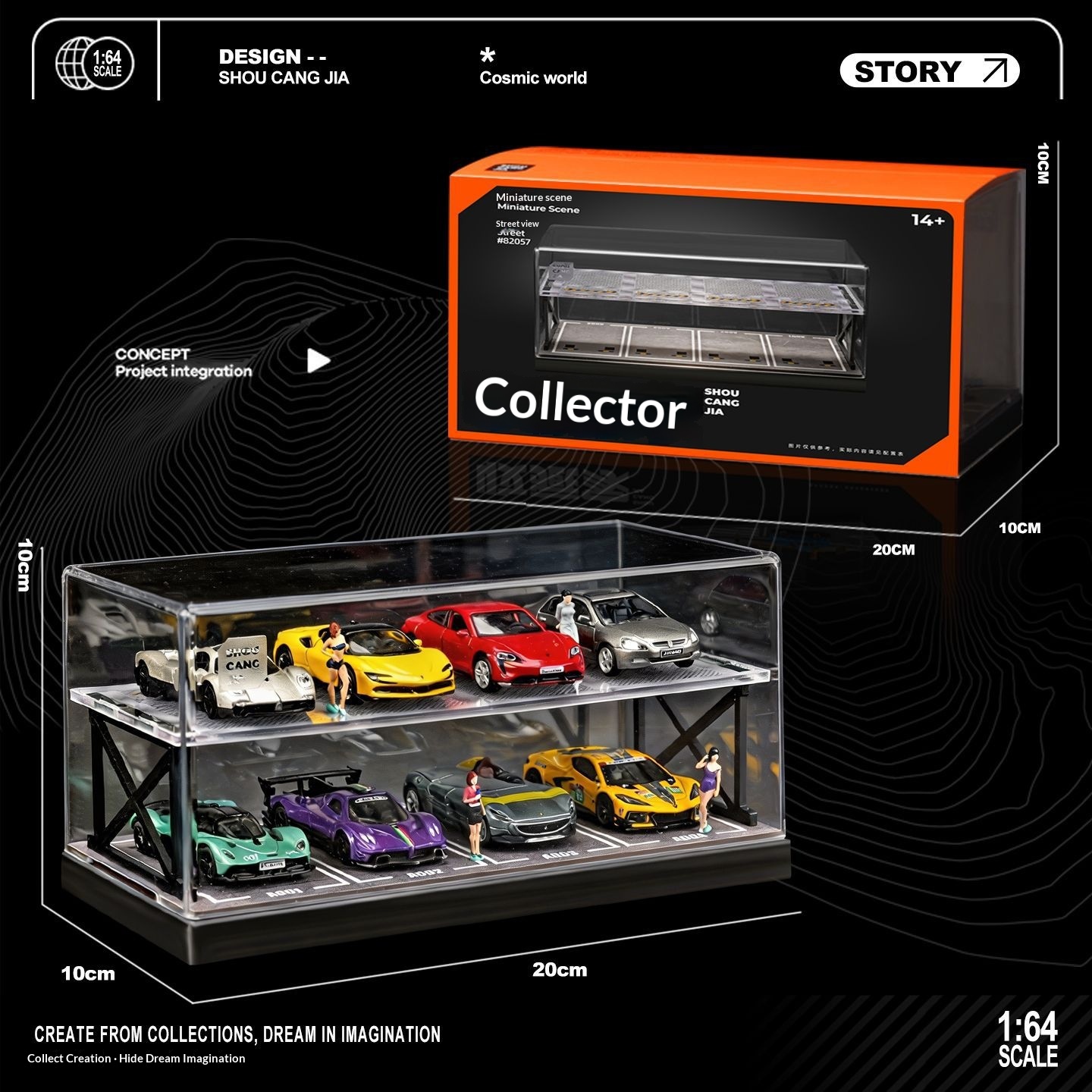 Collector 1:64 Scale Two-Story - đánh giá và giá Model Kit Diorama