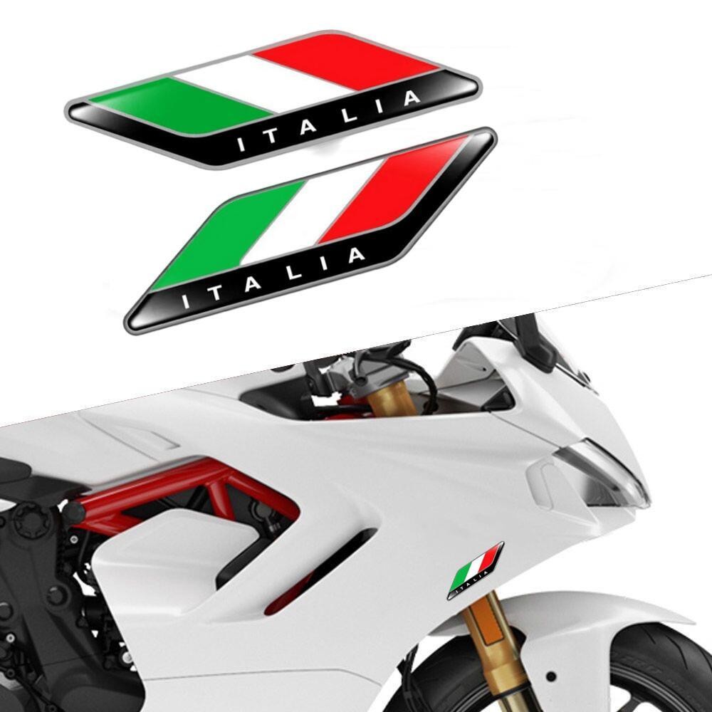 2Pcs/Pair 3D Tricolor Flag Emb - đánh giá và giá Model Kit Vespa