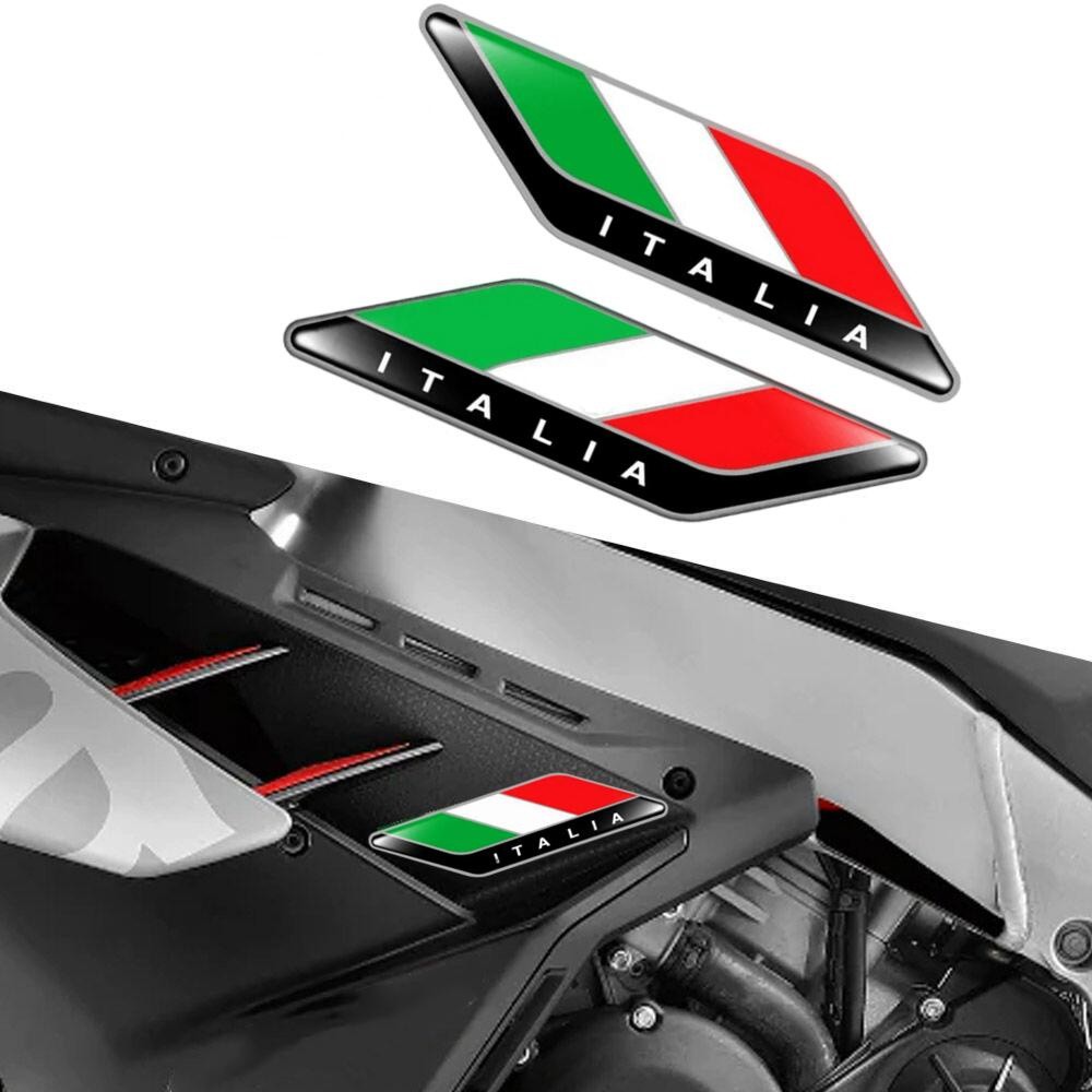 2Pcs/Pair 3D Tricolor Flag Emb - đánh giá và giá Model Kit Vespa