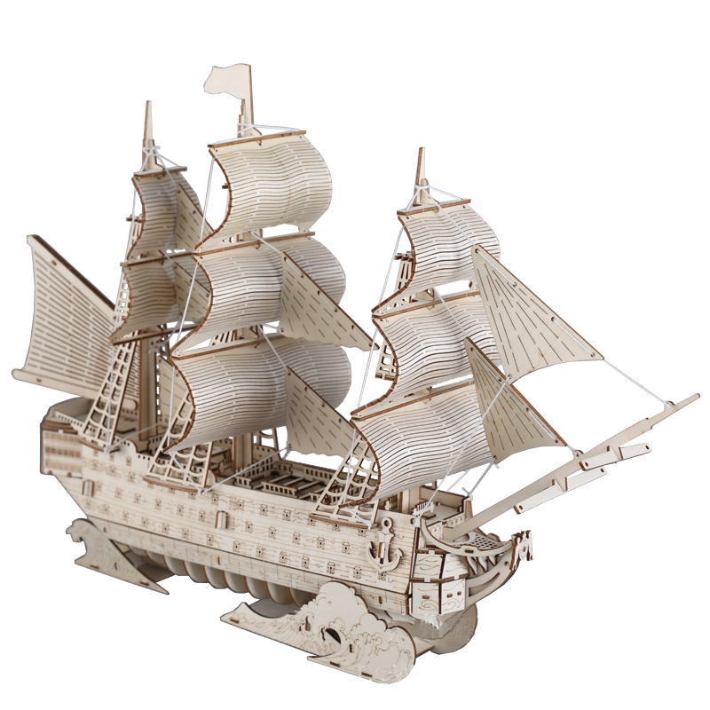HMS Victory Ship Model Kit 3D  - đánh giá và giá Model Kit Hms Victory