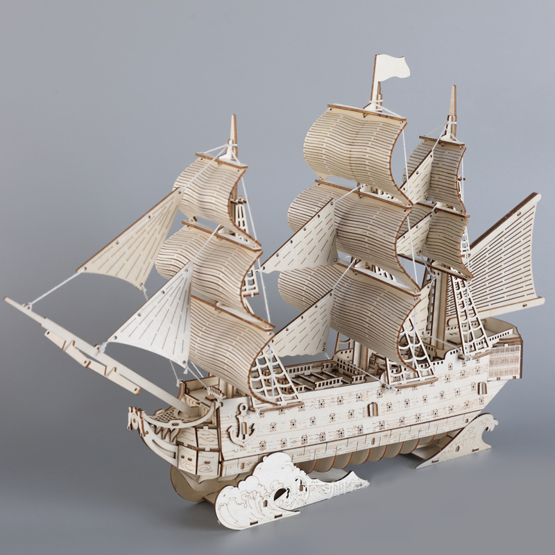 HMS Victory Ship Model Kit 3D  - đánh giá và giá Model Kit Hms Victory