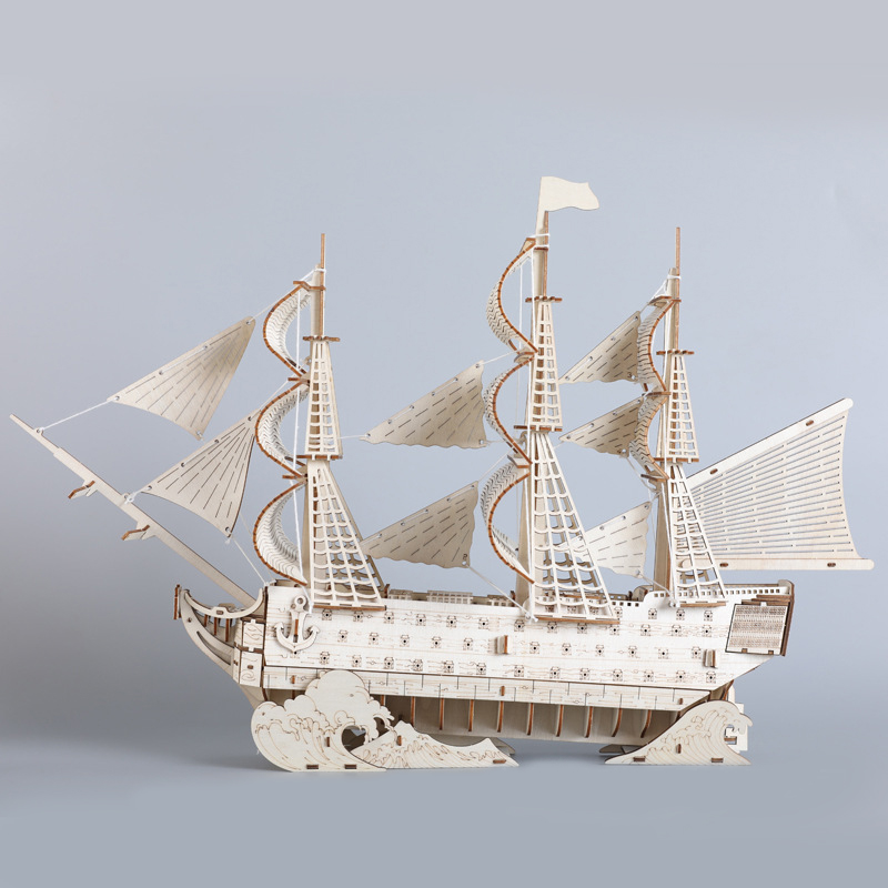HMS Victory Ship Model Kit 3D  - đánh giá và giá Model Kit Hms Victory