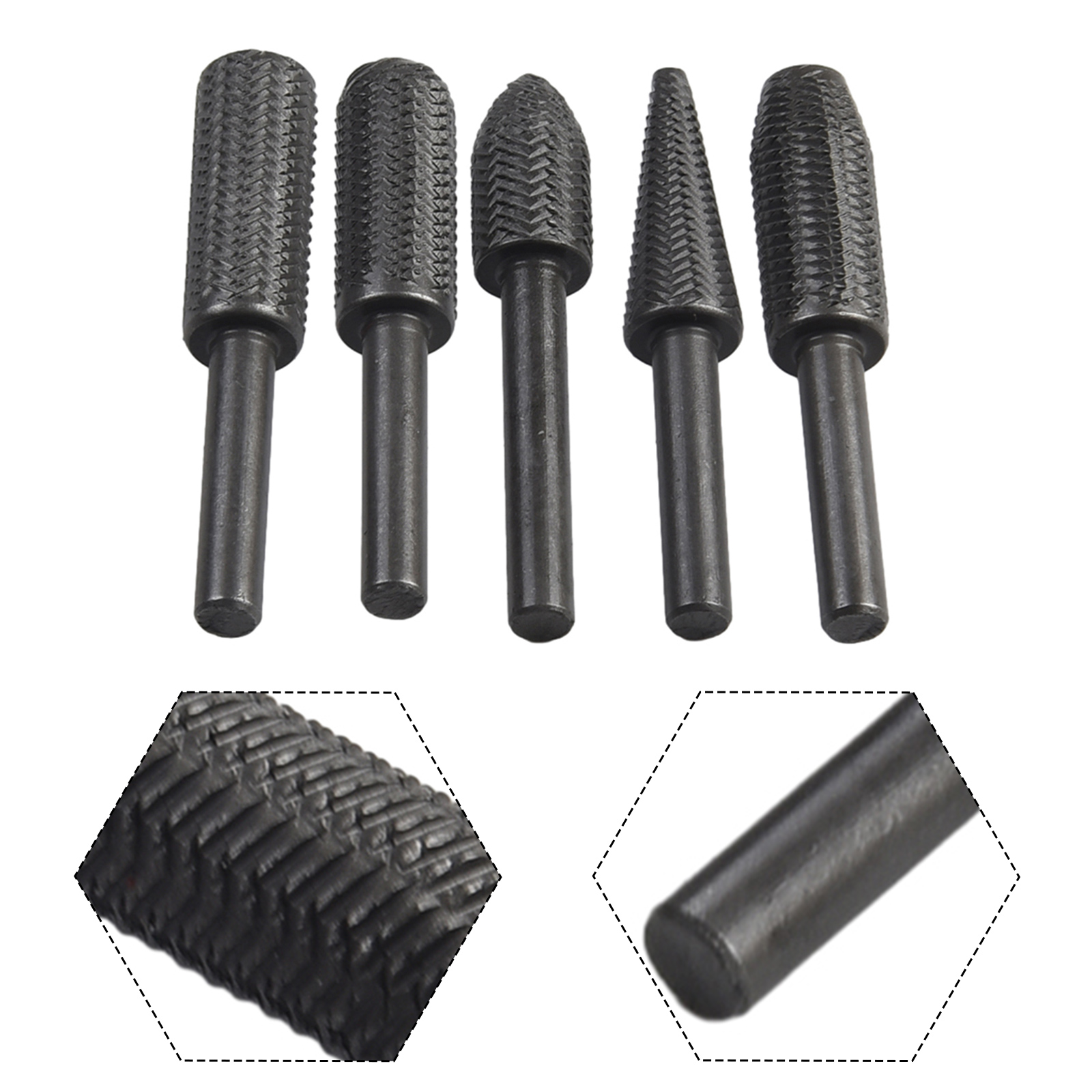 5Pcs Double Cut Rotary Rasp Fi - đánh giá và giá Model Kit Cutter