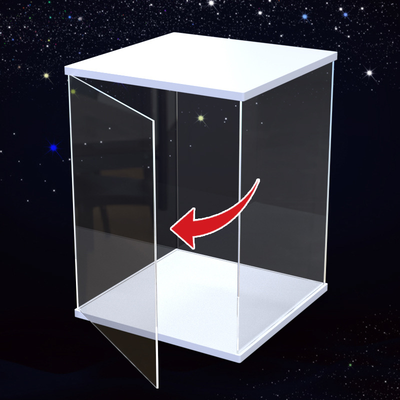 Premium White Chevron Display  - đánh giá và giá Model Kit Display Case