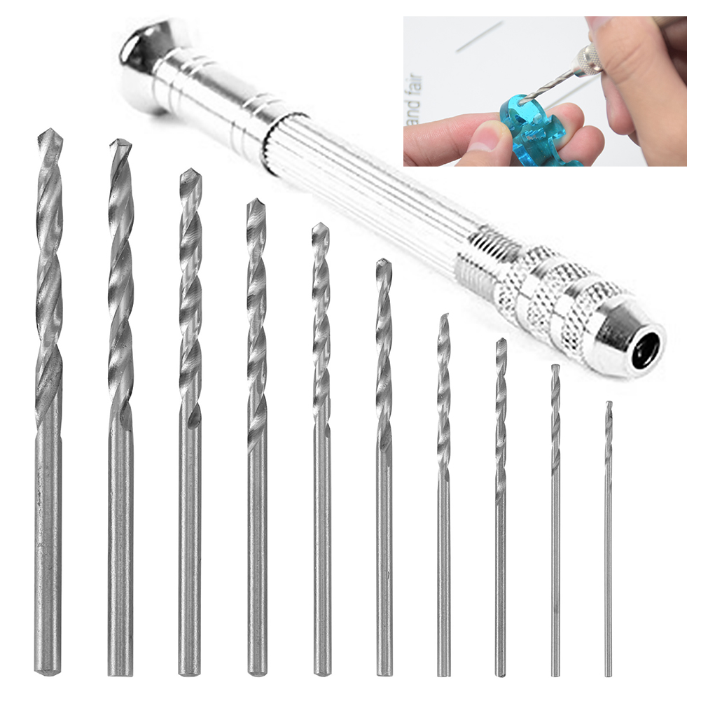 Wood Drill Bit Kit Mini Set Hi - đánh giá và giá Pin Vice Micro