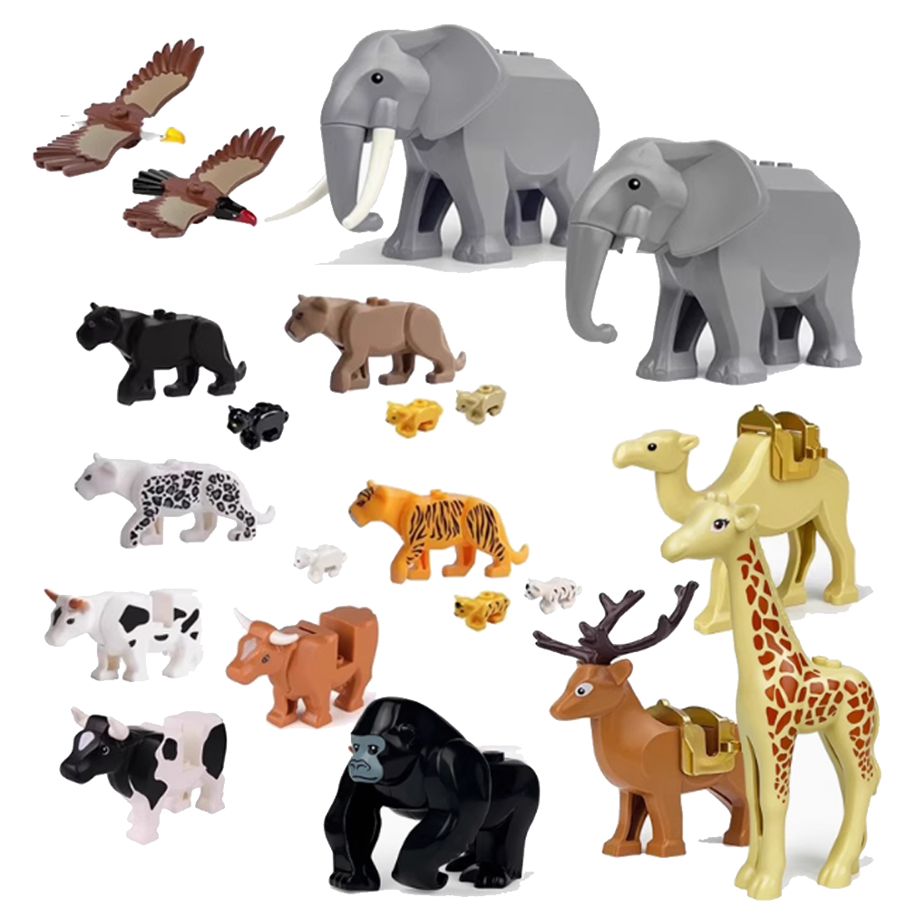 MOC City Animal Building Block - đánh giá và giá Model Kit Lizard