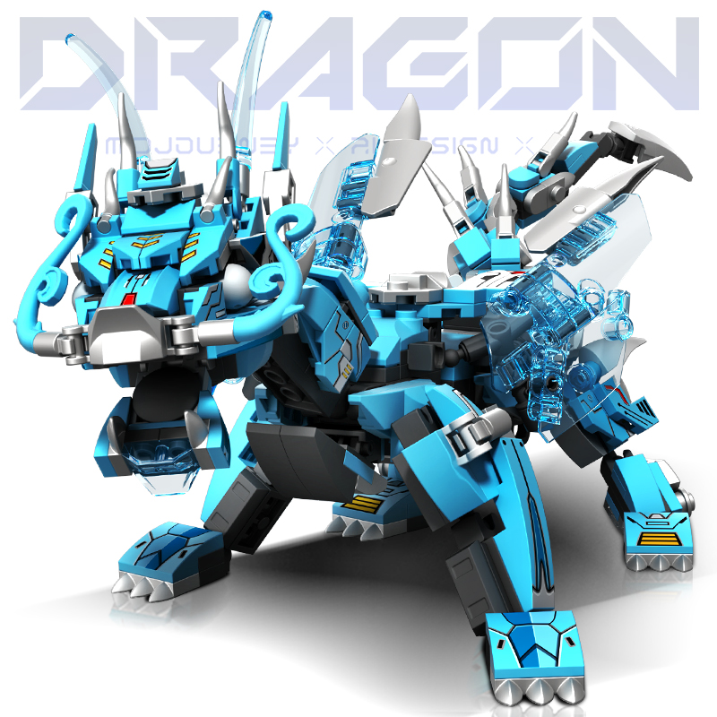 2 in 1 Transformable Mecha Rob - đánh giá và giá Model Kit Dragon