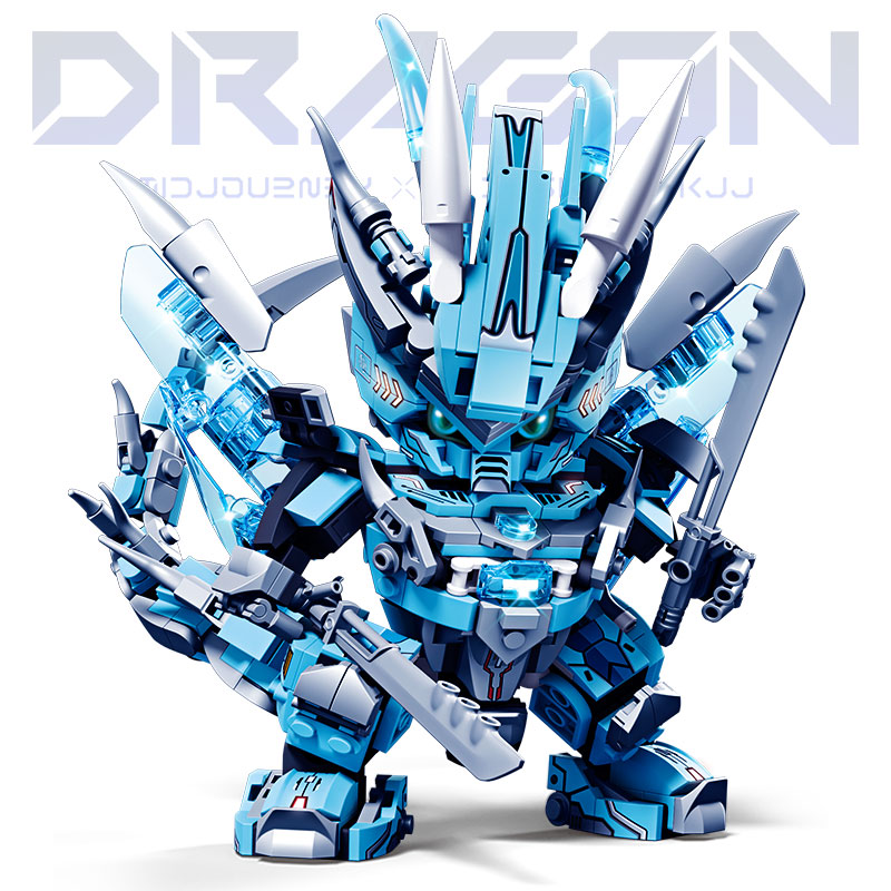 2 in 1 Transformable Mecha Rob - đánh giá và giá Model Kit Dragon