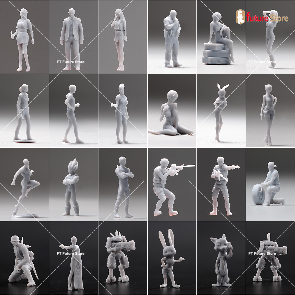 DIY Blind Box 5/10 Pcs/Set Unp - đánh giá và giá Model Kit Resin