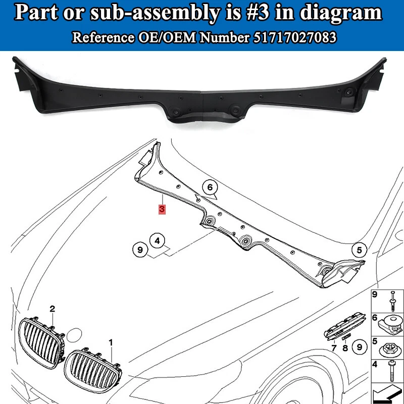1 Set Car Parts Front Windshie - đánh giá và giá Model Kit Bmw