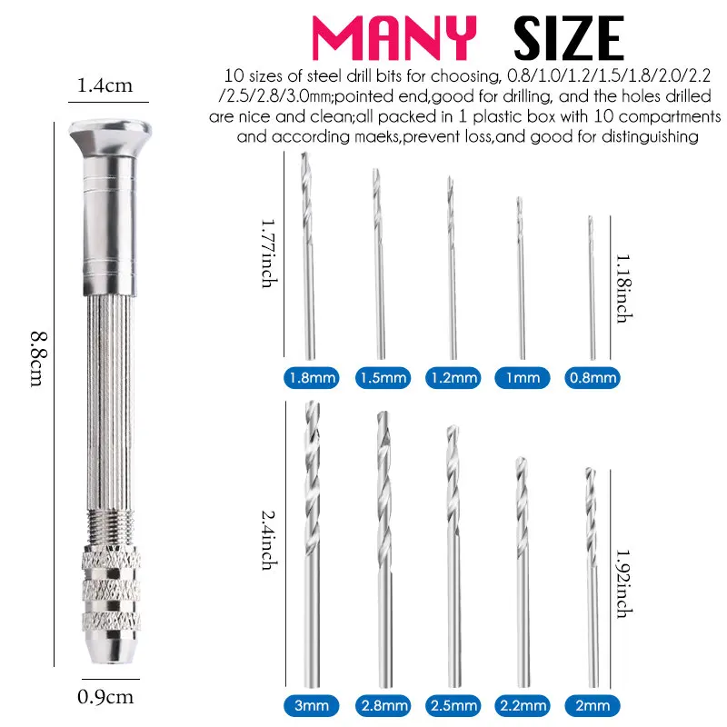 Mini Hand Resin Drill Pin Vise - đánh giá và giá Pin Vice Micro