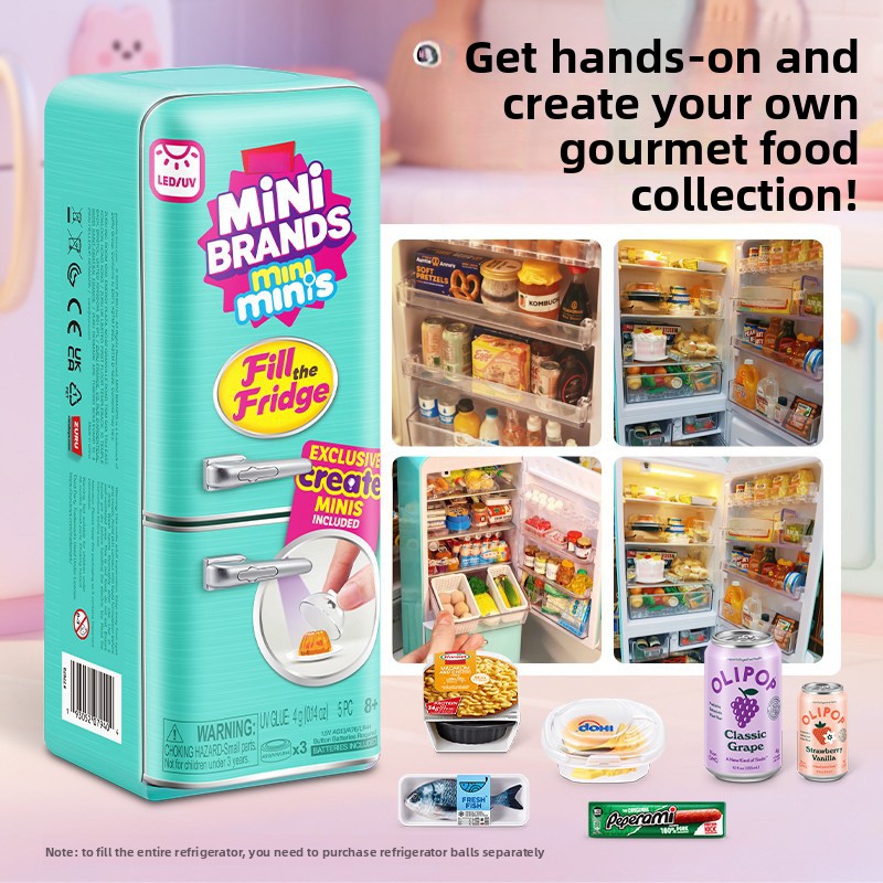 Led Light Up Mini Refrigerator - đánh giá và giá Model Kitchen Set
