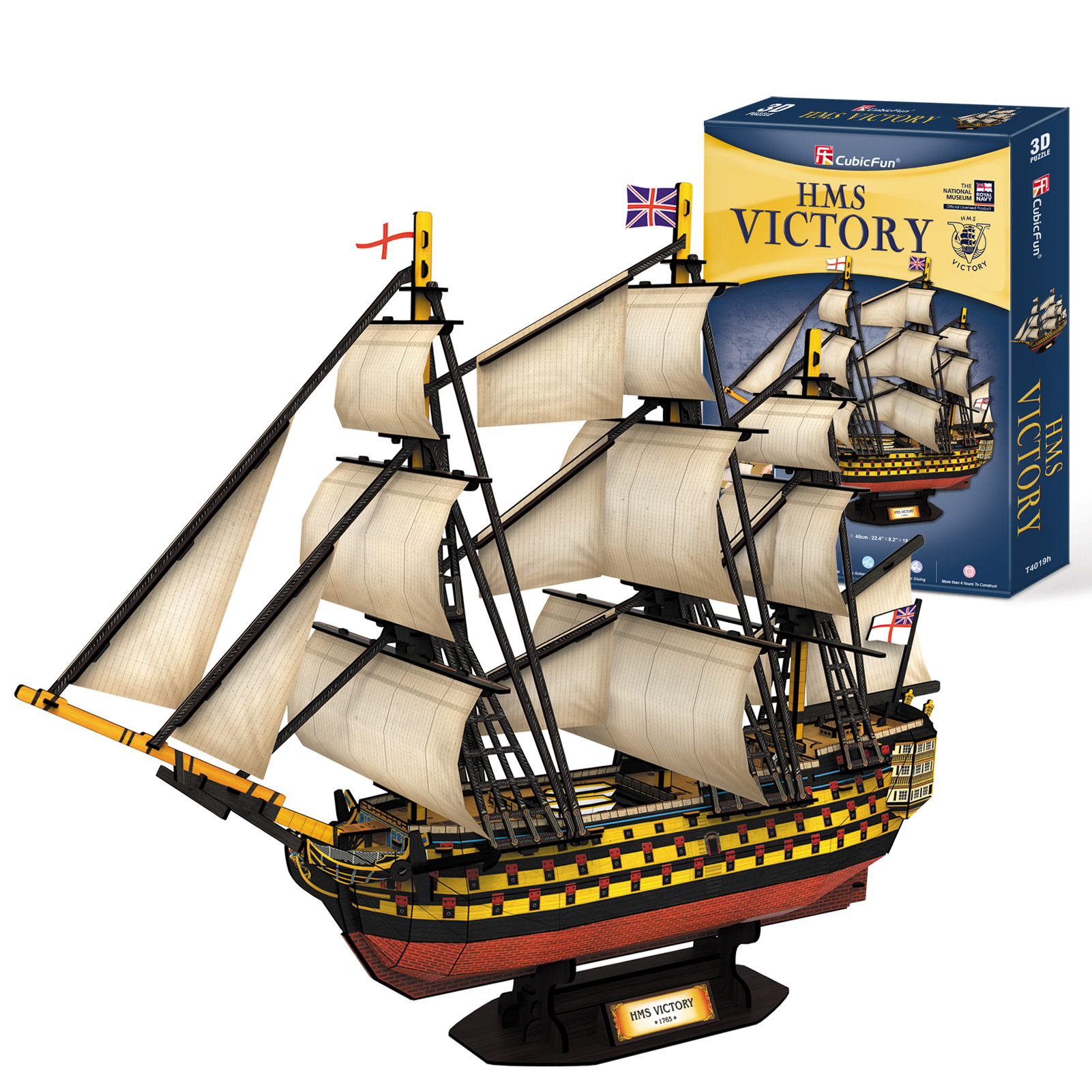 3D Puzzles Large HMS Victory V - đánh giá và giá Model Kit Hms Victory