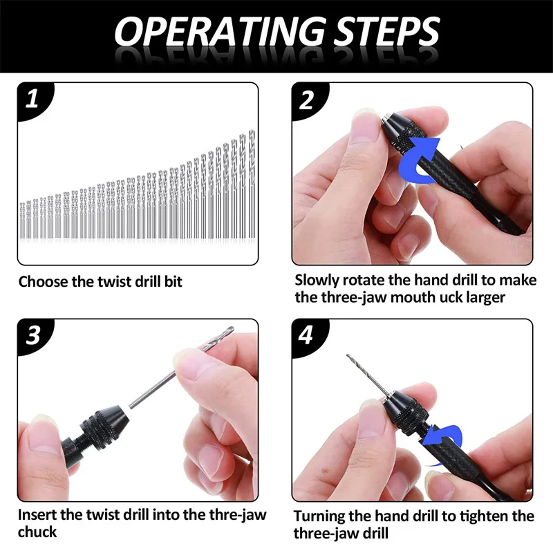 Mini Twist Drill Bits Hand Dri - đánh giá và giá Pin Vice Micro