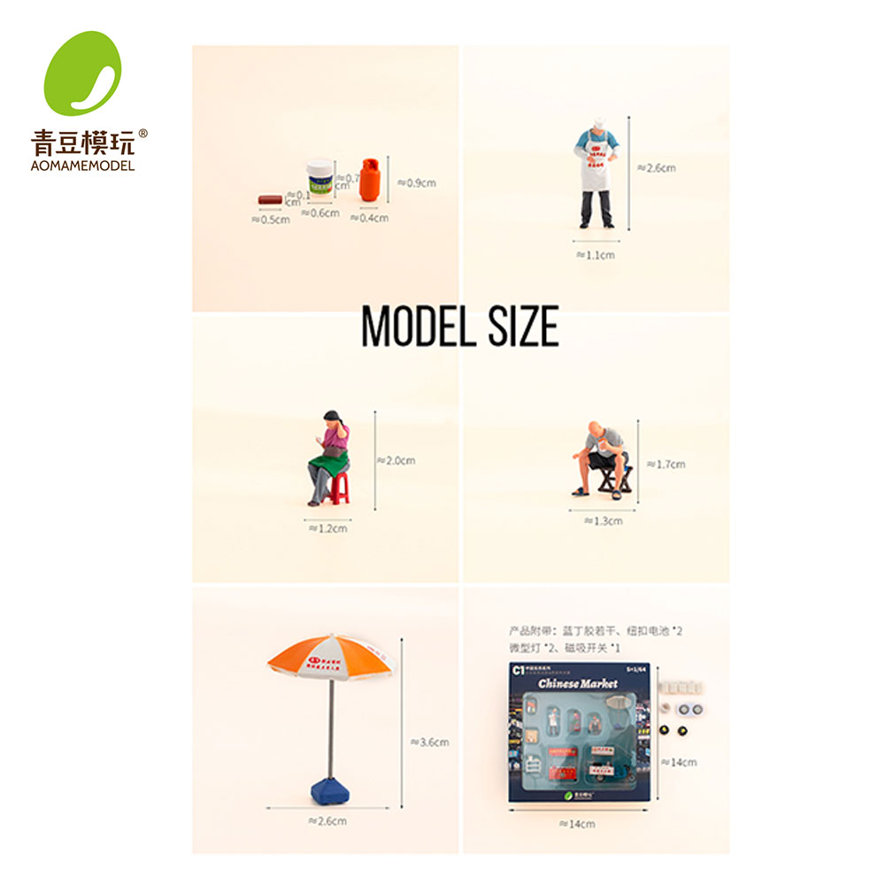 1/64 Night market s Model Kit- - đánh giá và giá Model Kit Store