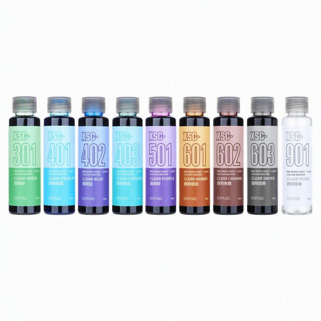DSPIAE XSC Series 50ML Pre Mix - đánh giá và giá Model Kit Paint Set