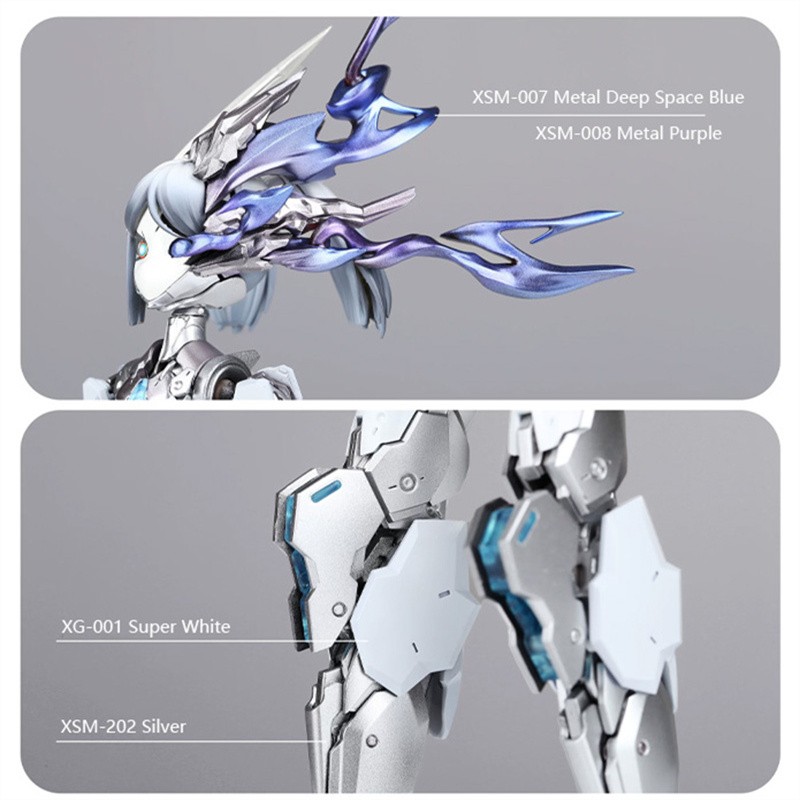 DSPIAE XSM Metallic Water Base - đánh giá và giá Model Kit Paint Set