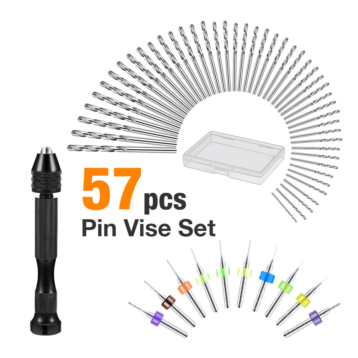 57 Pcs Alloy Steel Pin Vise Ha - đánh giá và giá Pin Vice Micro